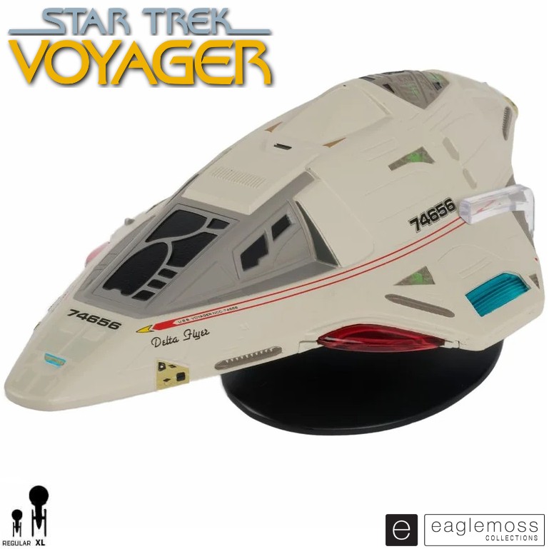 Eaglemoss Star Trek Voyager Delta Flyer XL Starship Replica, Razors